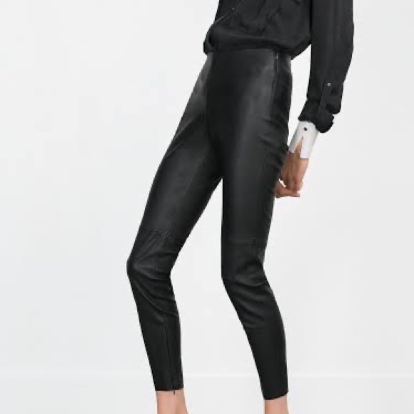 New with 🏷️ Zara faux leather pants - Picture 5 of 6